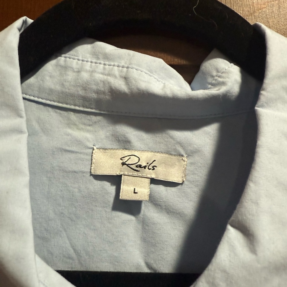 Rails Light Blue Women’s Shirt - Size L